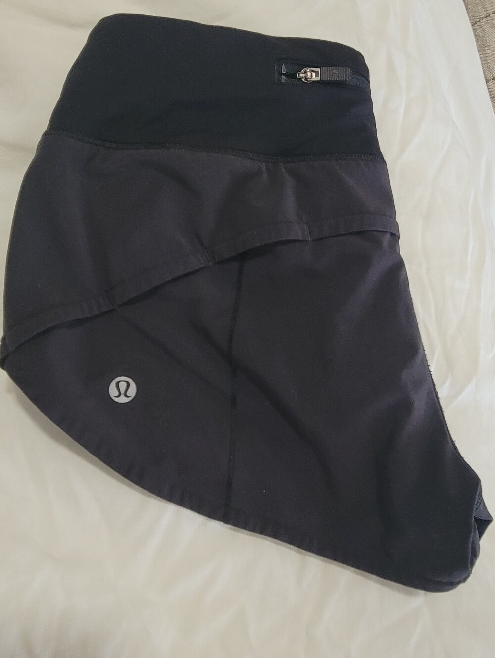 lululemon Black Zip Pocket Shorts